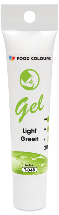 Gaiši zaļa želejveida krāsviela tūbiņā 30g